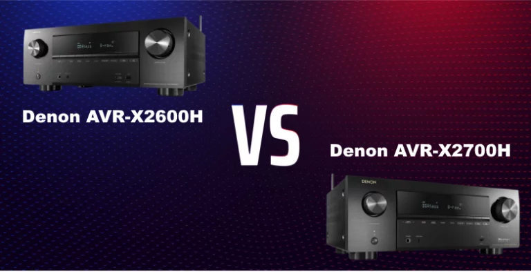 Denon AVR-X2600H vs AVR-X2700H