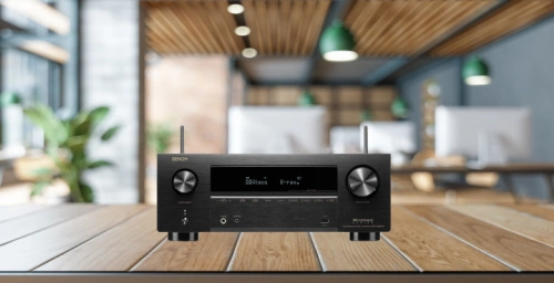 Denon AVR-X2800H on the table