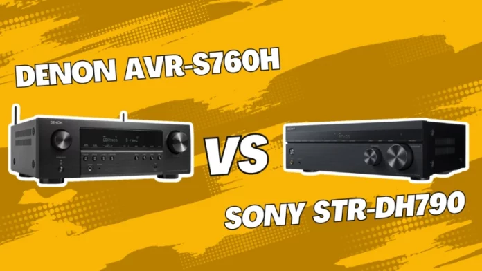 Denon AVR-S760H vs Sony STR-DH790 comparison