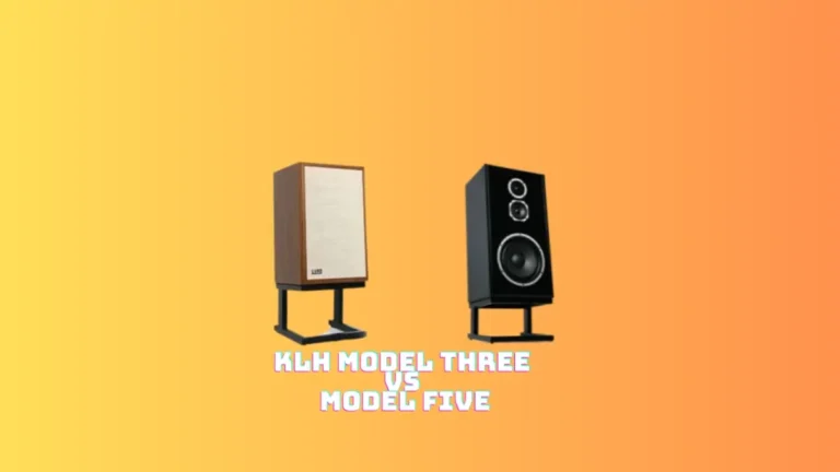 KLH Model Three vs Model Five